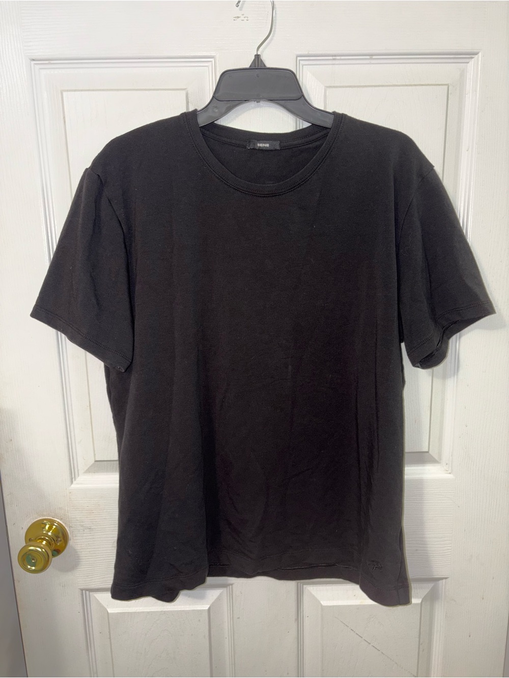SENE Cumulus Crew t-shirt in black